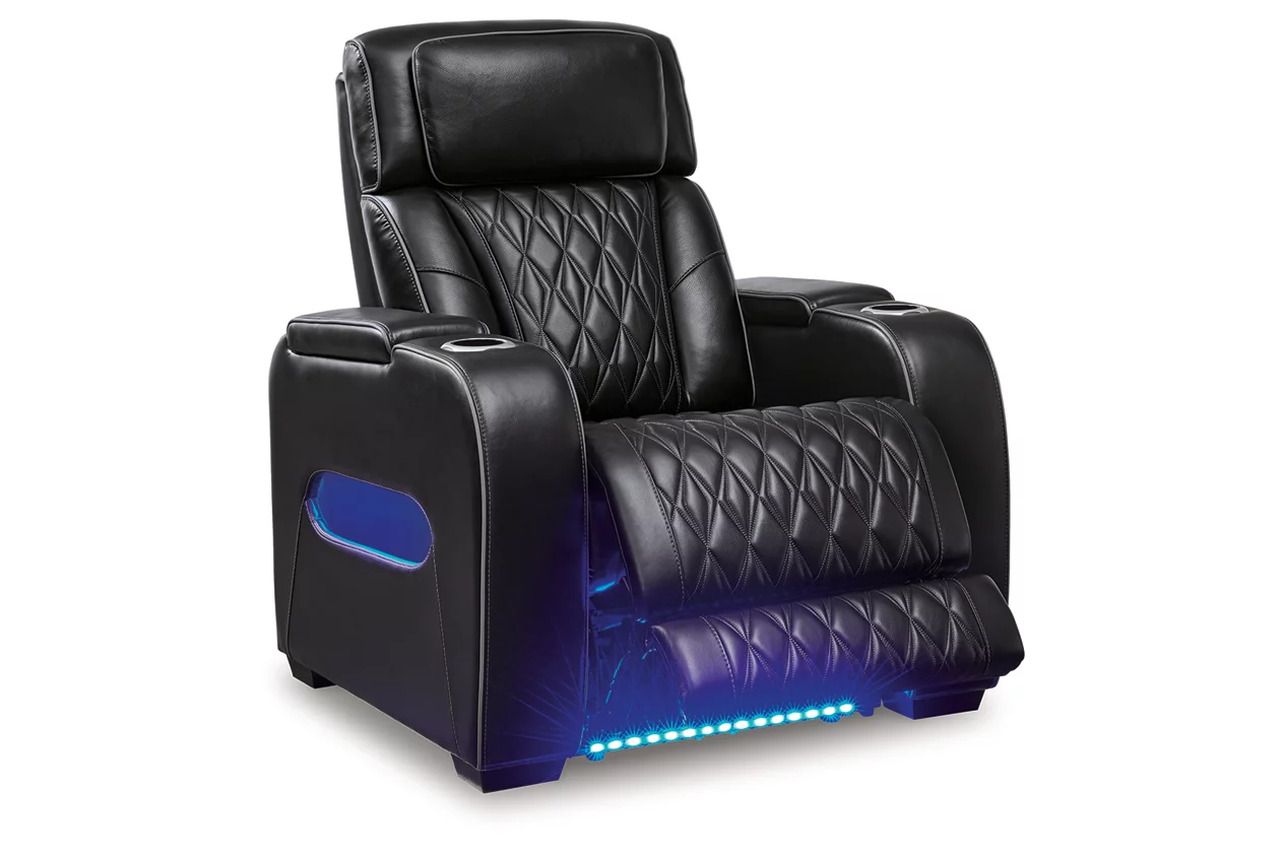 Boyington Power Reclining Living Room Set In Black U27106U1