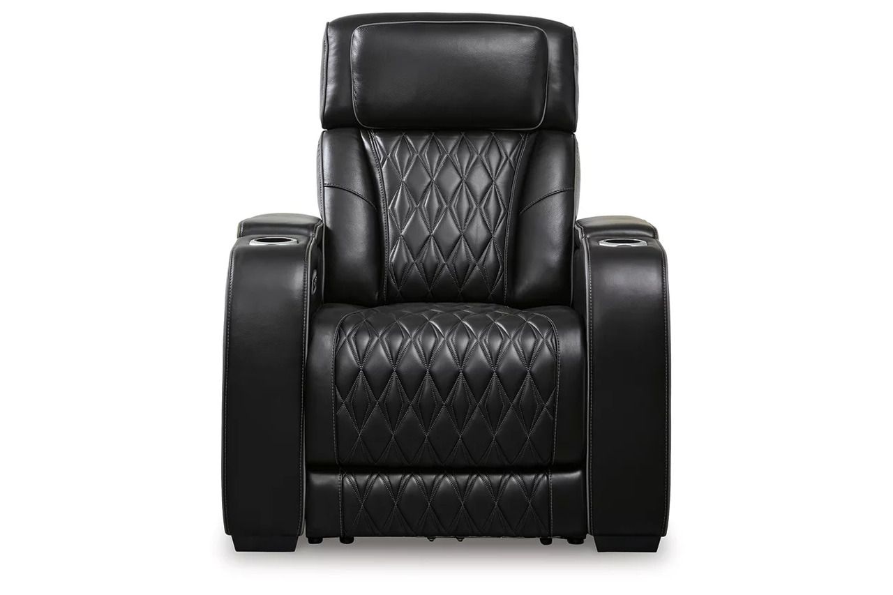 Boyington Power Reclining Living Room Set In Black U27106U1