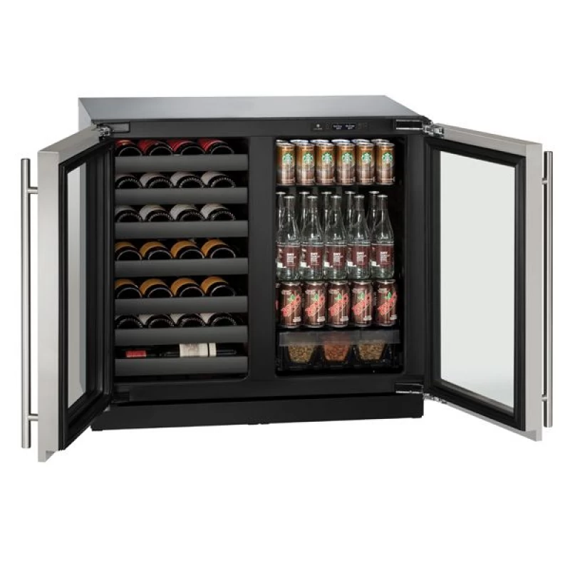 36" Beverage Center in Integrated Frame U3036BVWCINT00B
