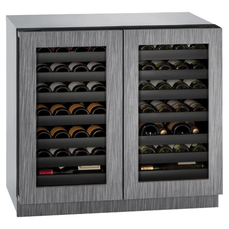 U-Line 36" Dual-Zone Wine Refrigerator in Integrated Frame Integrated Frame U3036WCWCINT00B Picture 1