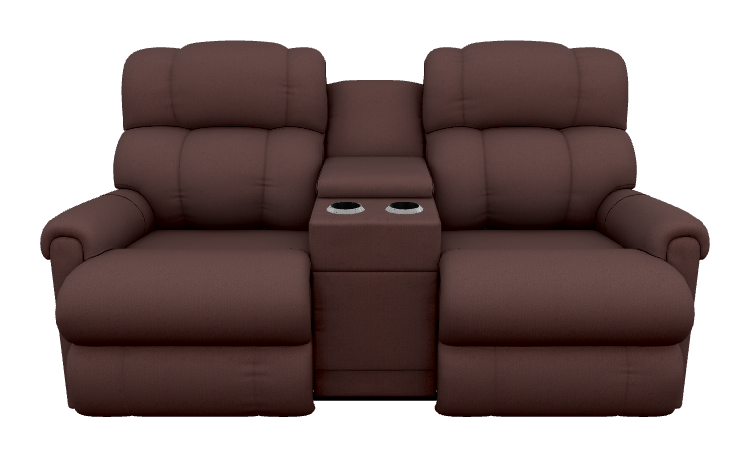 Pinnacle Power Wall Reclining Loveseat w/ Headrest & Console - U39512 U39512