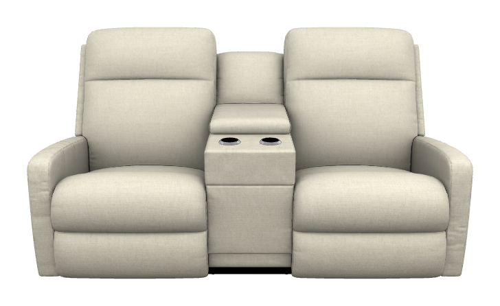 Finley Power Wall Reclining Loveseat w/ Headrest & Console - U39747 U39747