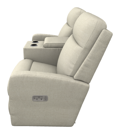 Finley Power Wall Reclining Loveseat w/ Headrest & Console - U39747 U39747