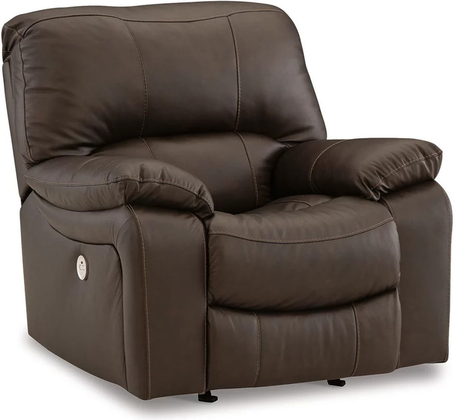 Leesworth Power Rocker Recliner In Dark Brown U4380898