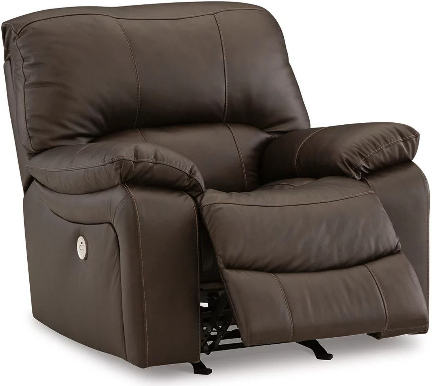 Leesworth Power Rocker Recliner In Dark Brown U4380898