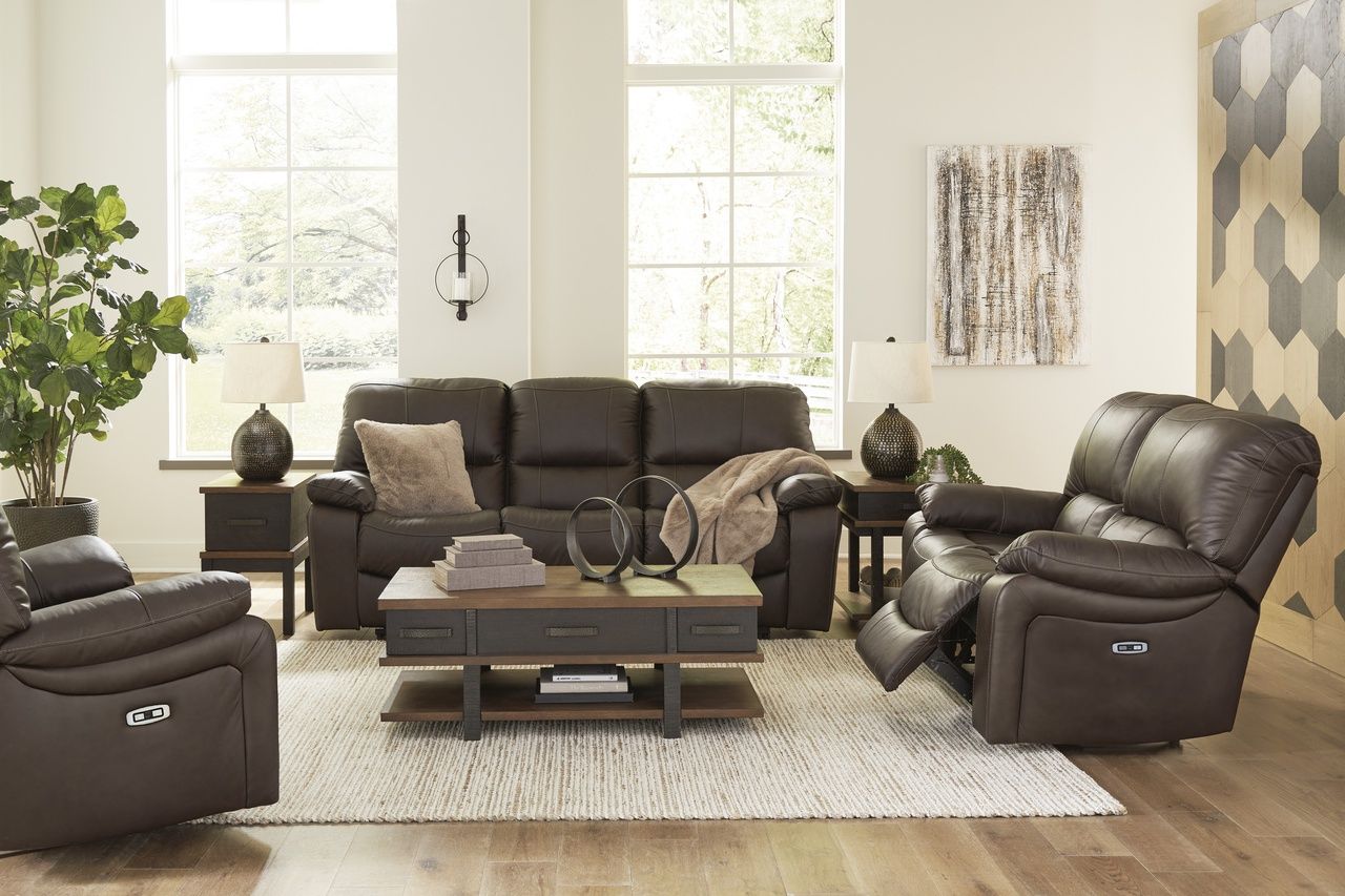 Leesworth Power Rocker Recliner In Dark Brown U4380898