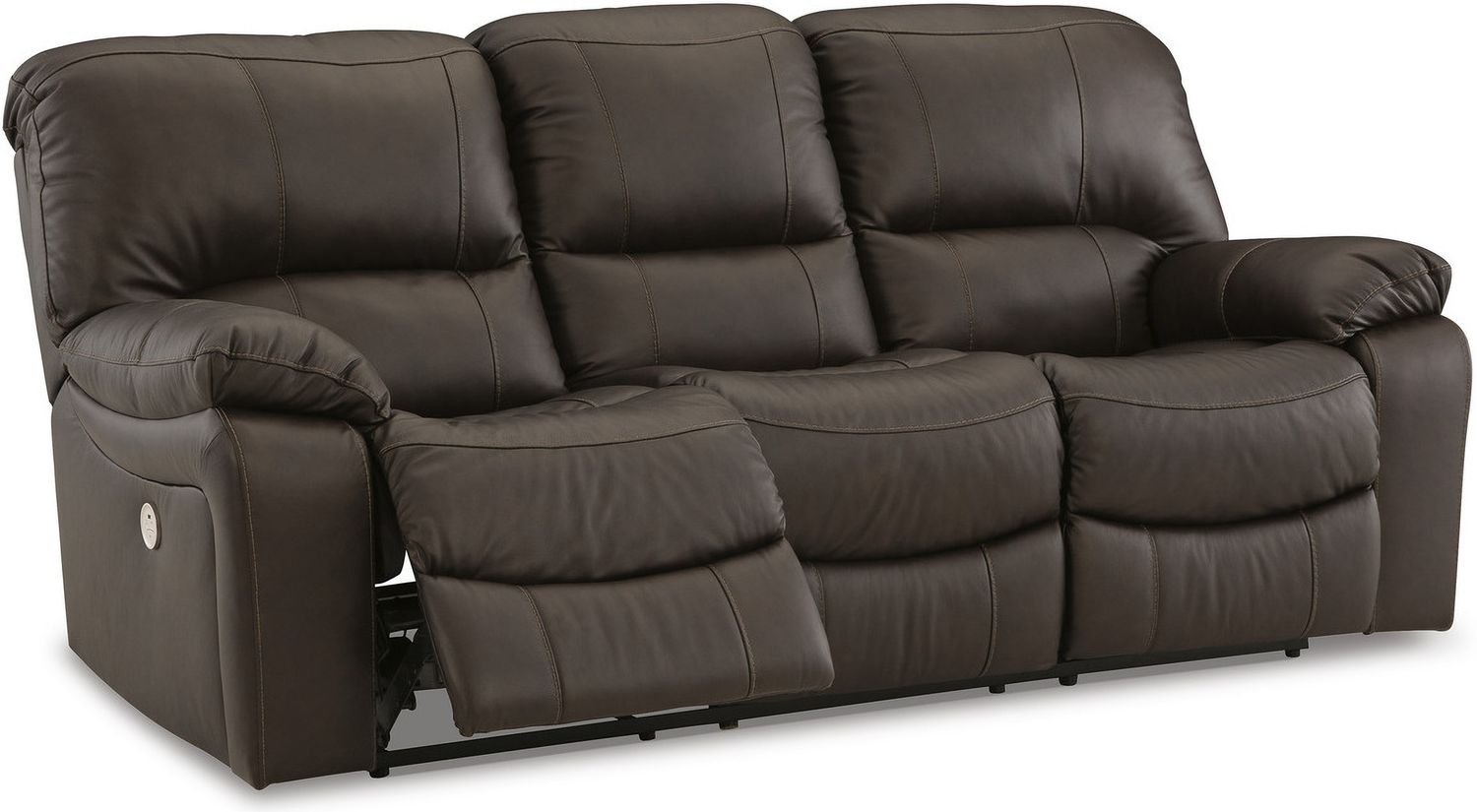 Leesworth Reclining Power Living Room Set In Dark Brown U43808U1