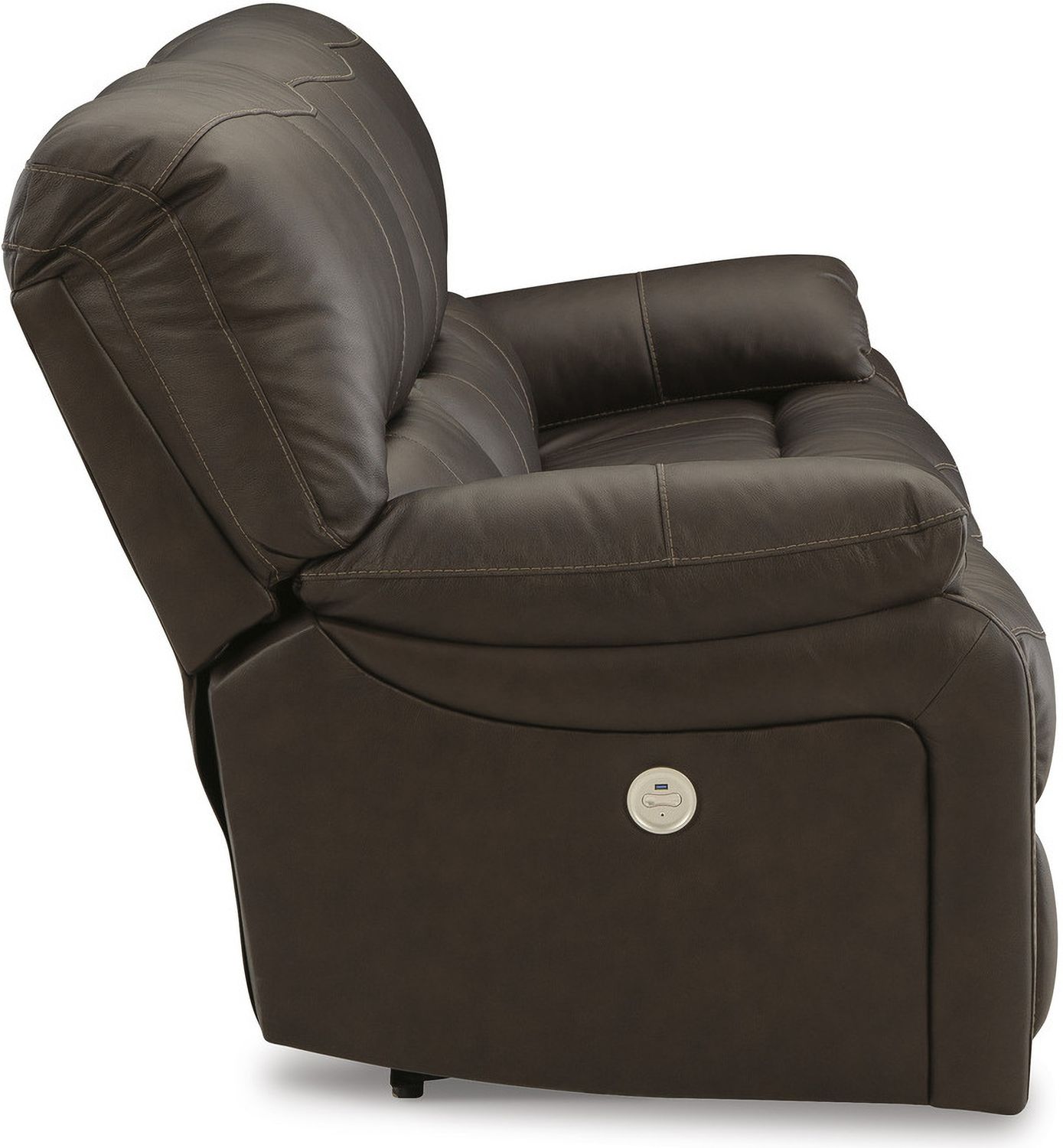 Leesworth Reclining Power Living Room Set In Dark Brown U43808U1