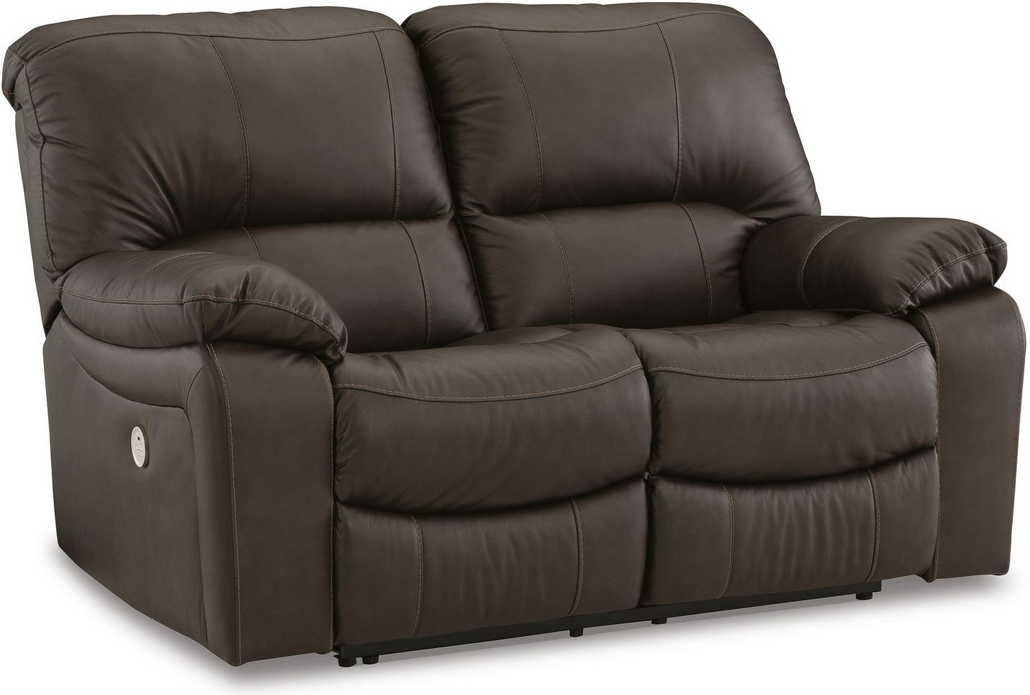 Leesworth Reclining Power Living Room Set In Dark Brown U43808U1
