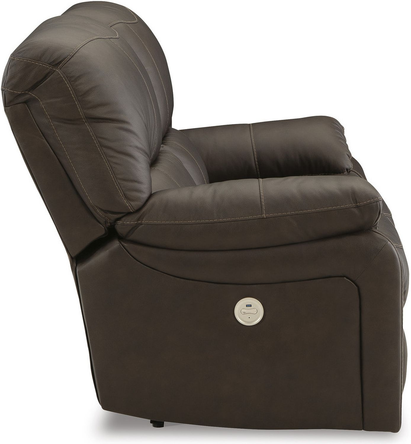 Leesworth Reclining Power Living Room Set In Dark Brown U43808U1