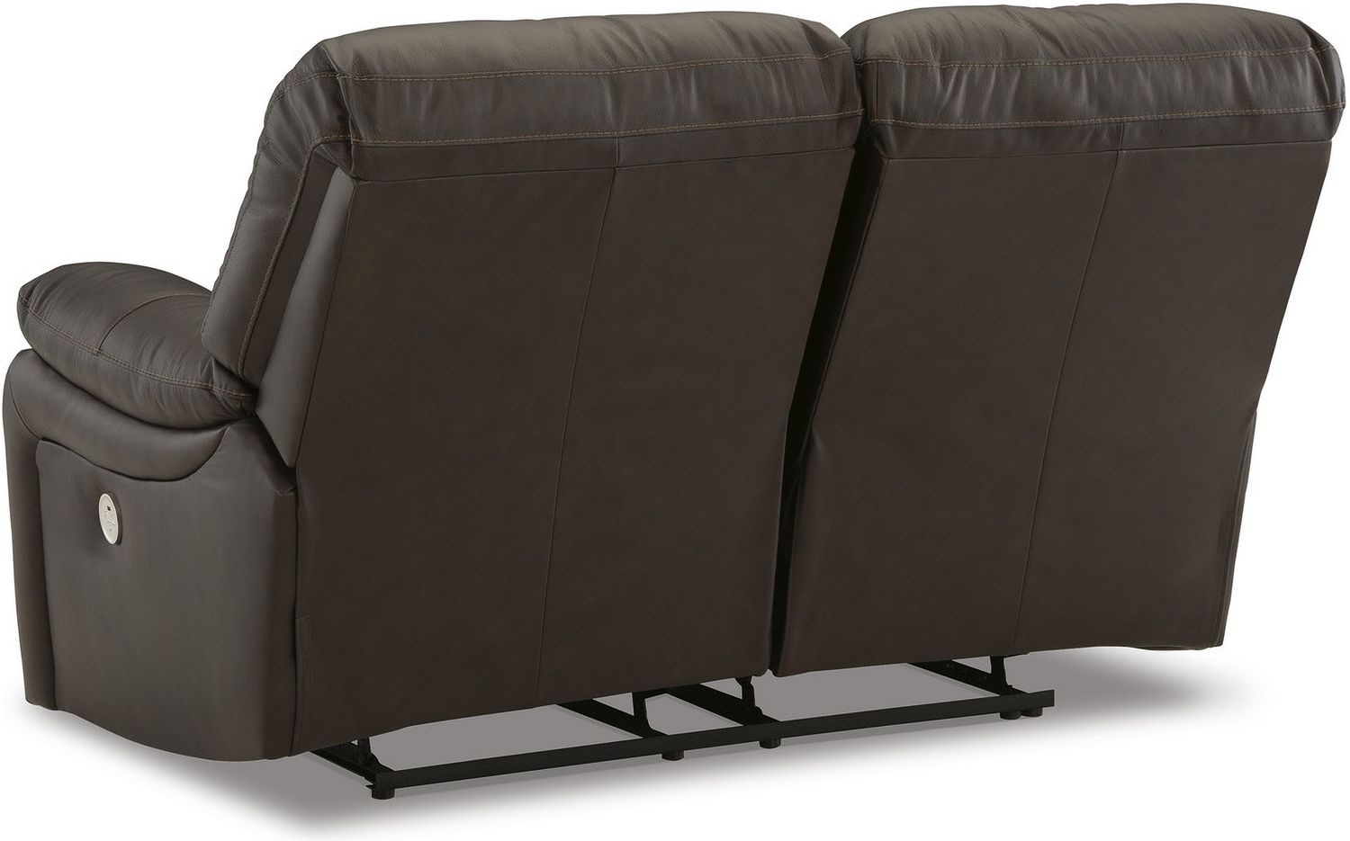 Leesworth Reclining Power Living Room Set In Dark Brown U43808U1