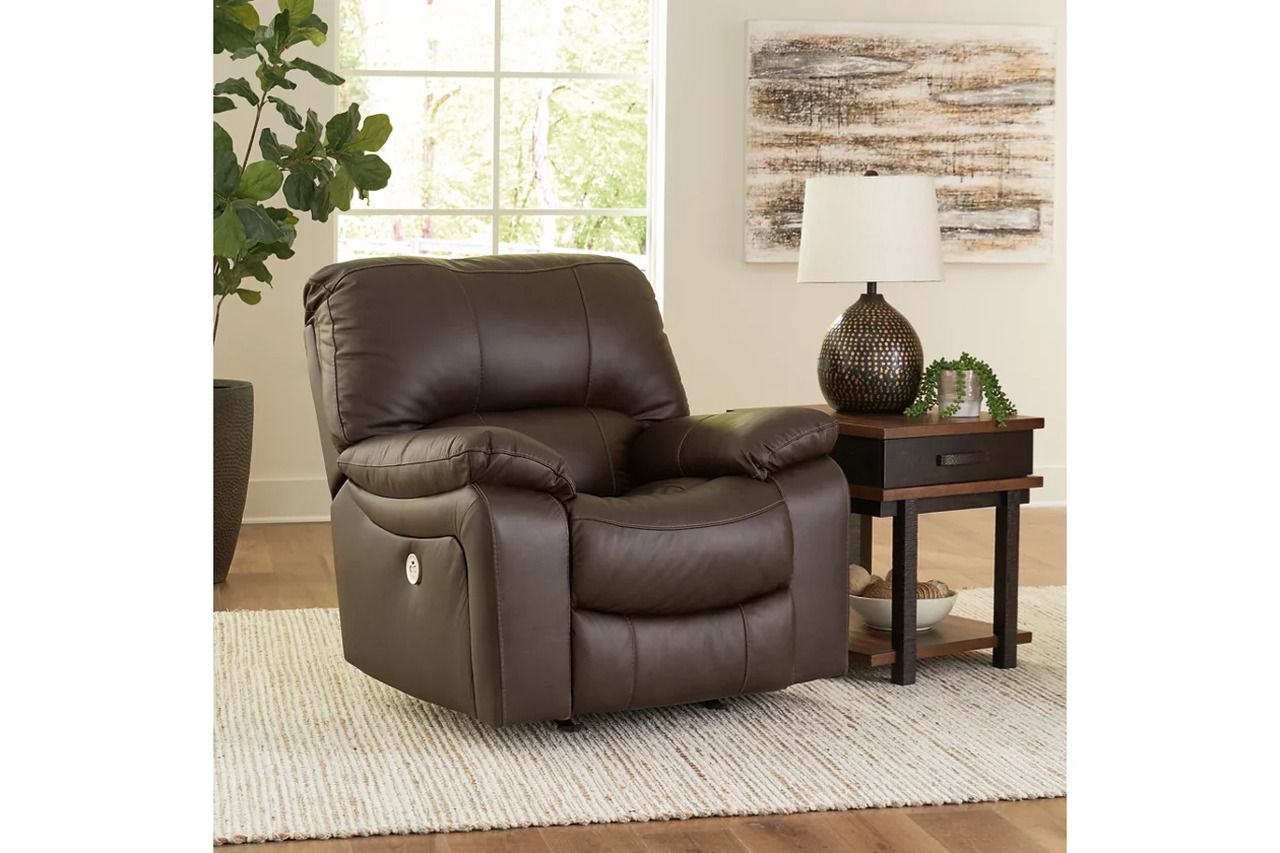 Leesworth Reclining Power Living Room Set In Dark Brown U43808U1