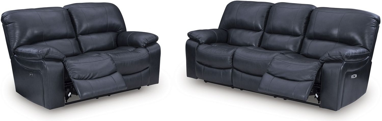 Leesworth Power Reclining Loveseat In Ocean U4380974