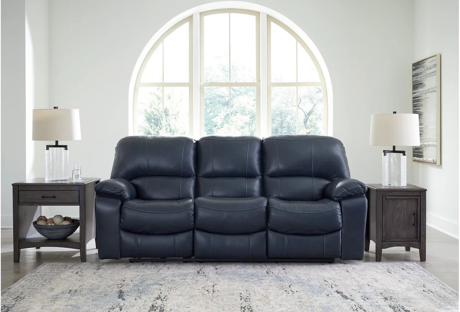 Leesworth Power Reclining Sofa In Ocean U4380987