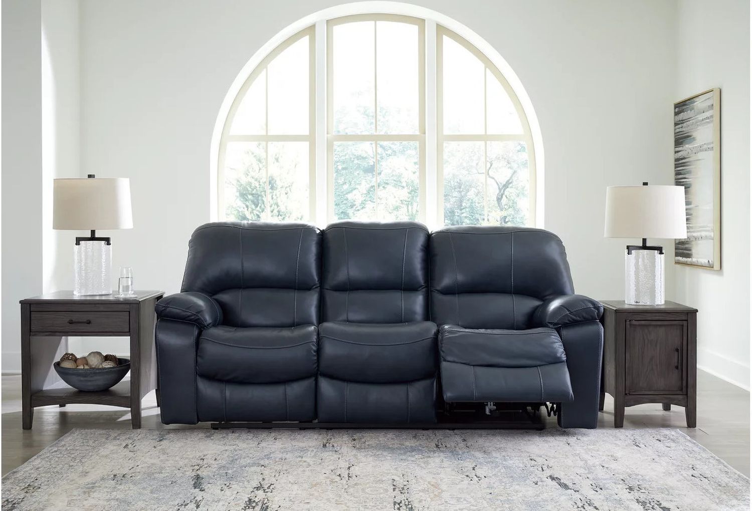 Leesworth Power Reclining Sofa In Ocean U4380987