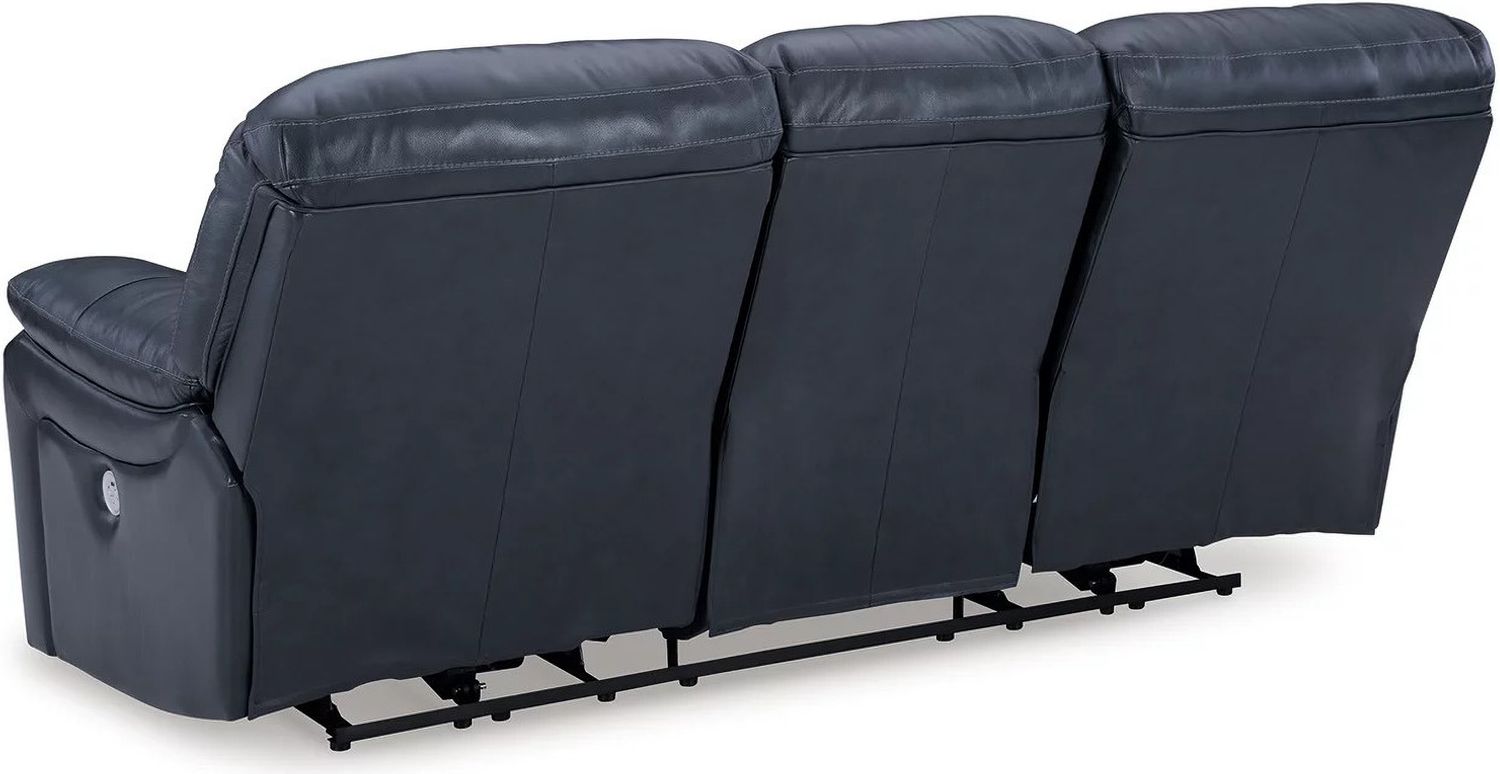 Leesworth Power Reclining Living Room Set In Ocean U43809U1