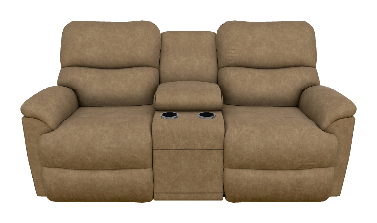 Trouper Power Reclining Loveseat w/ Headrest & Console - U49724 U49724