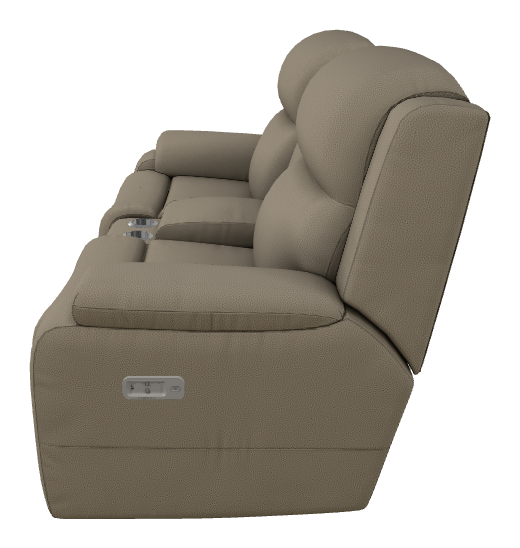 Dorian Power Reclining Loveseat w/ Headrest & Console - U49755 U49755