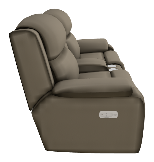 Dorian Power Reclining Loveseat w/ Headrest & Console - U49755 U49755