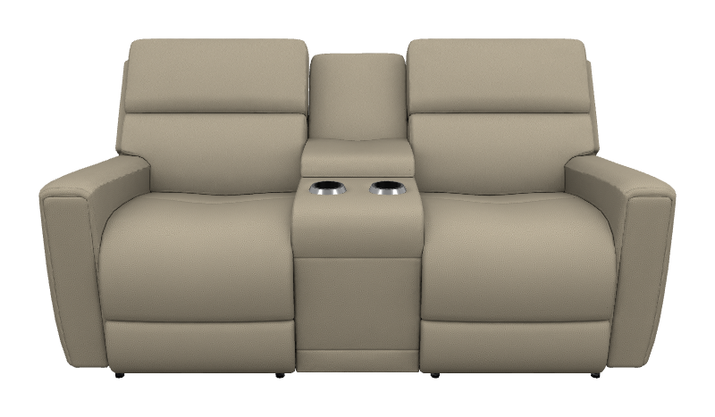 Apollo Power Reclining Loveseat w/ Headrest & Console - U49757 U49757