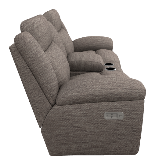 Joel Power Reclining Loveseat w/ Headrest & Console - U49761 U49761