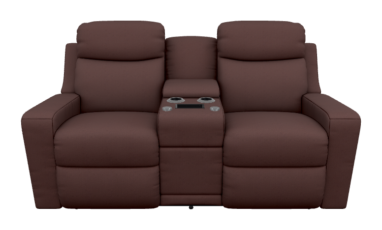 Emmons Power Reclining Loveseat w/ Headrest & Console - U49781 U49781