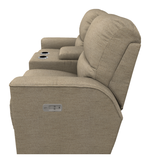 Cade Power Reclining Loveseat w/ Headrest & Console - U49803 U49803