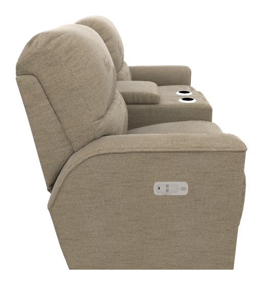 Cade Power Reclining Loveseat w/ Headrest & Console - U49803 U49803