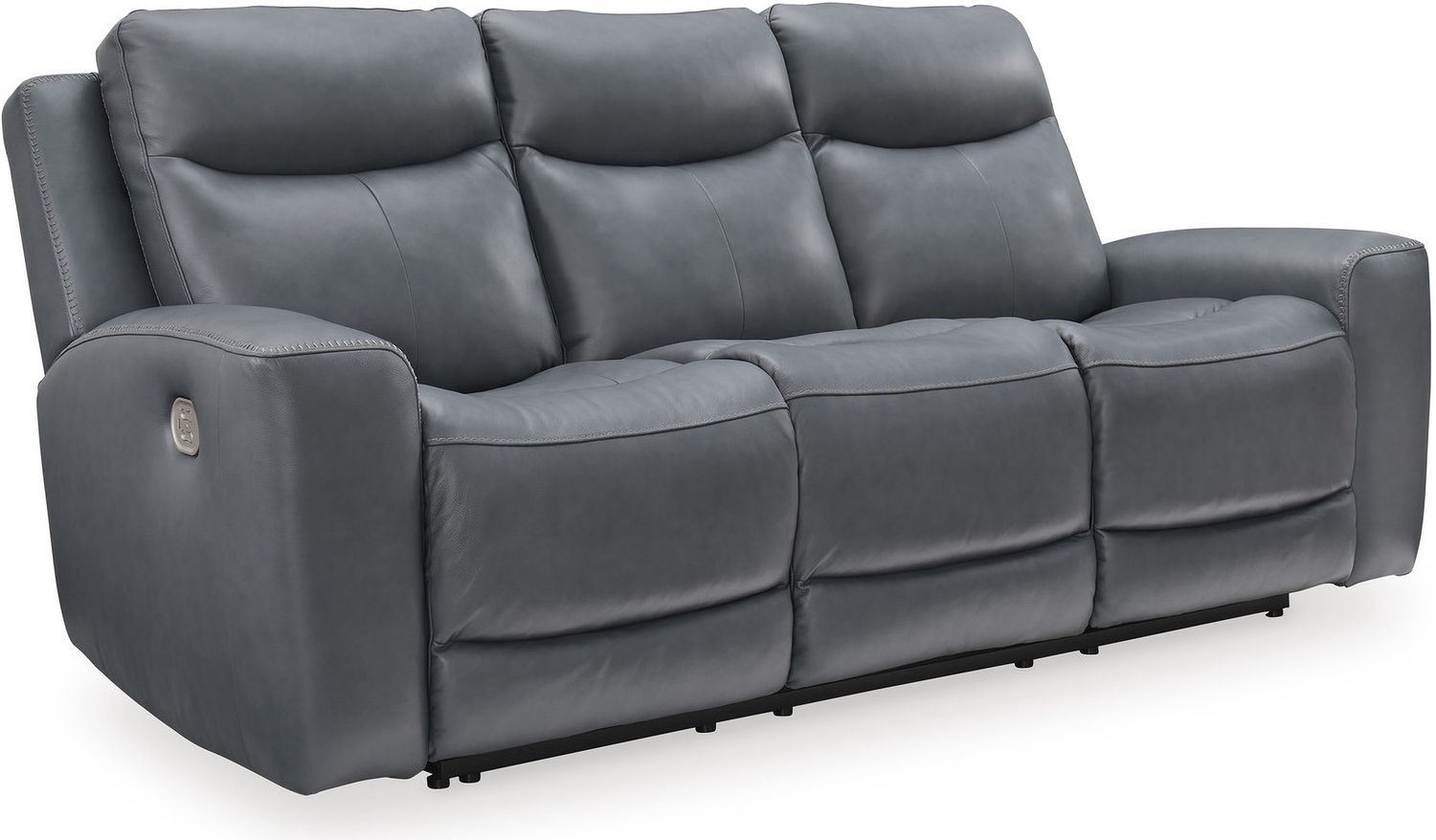 Mindanao Power Recliner Sofa with Adjustable Headrest In Steel U5950415