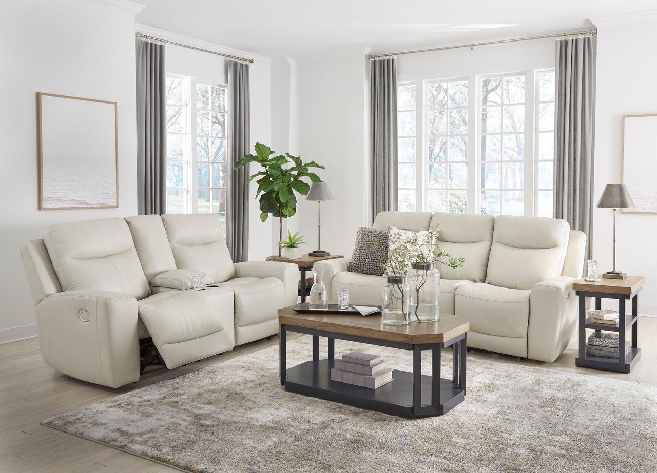 Mindanao Power Recliner Sofa With Adjustable Headrest In Coconut U5950515