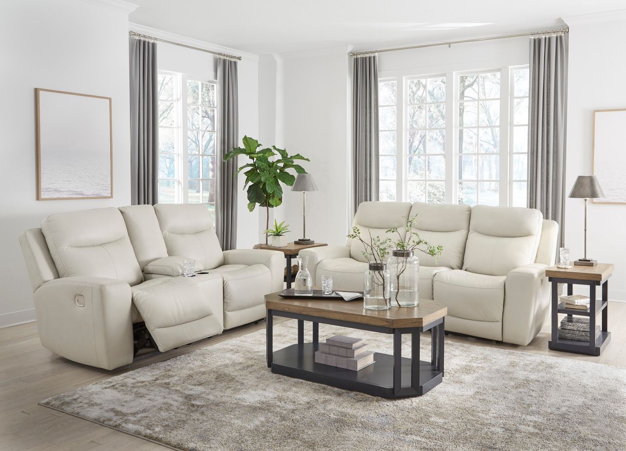 Mindanao Power Recliner Sofa With Adjustable Headrest In Coconut U5950515