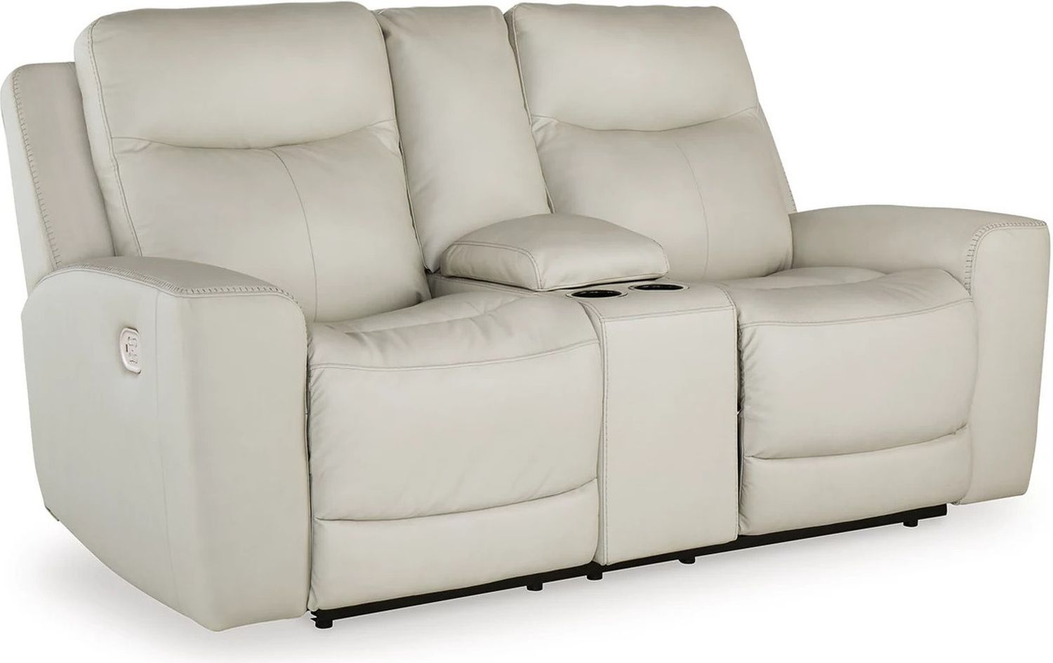 Mindanao Power Recliner Loveseat With Adjustable Headrest In Coconut U5950518
