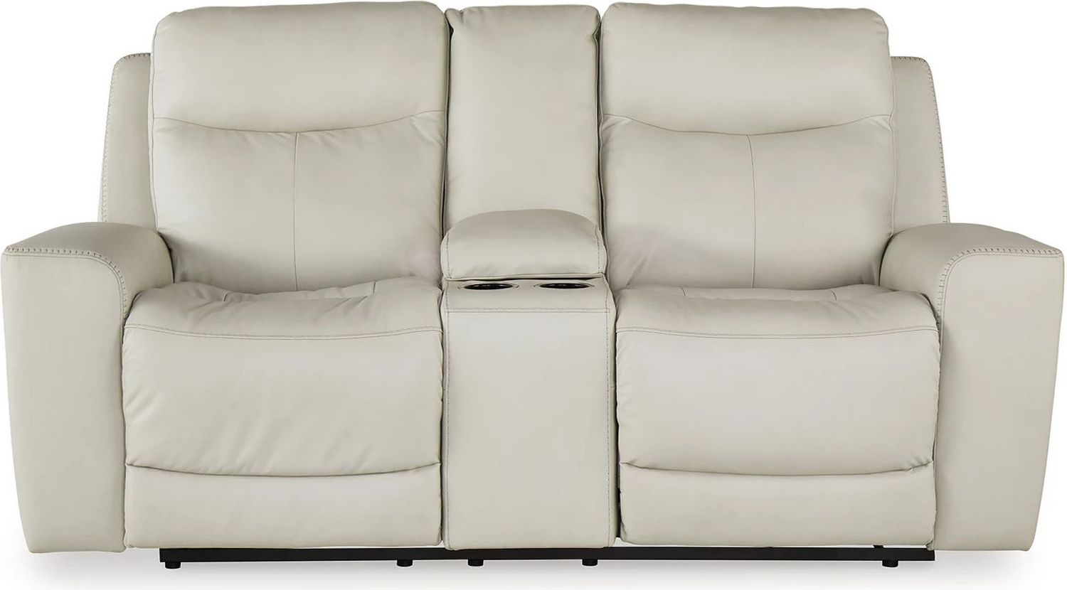 Mindanao Power Recliner Loveseat With Adjustable Headrest In Coconut U5950518