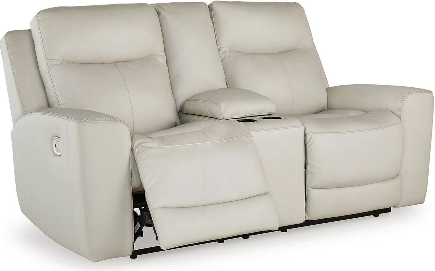 Mindanao Power Recliner Loveseat With Adjustable Headrest In Coconut U5950518
