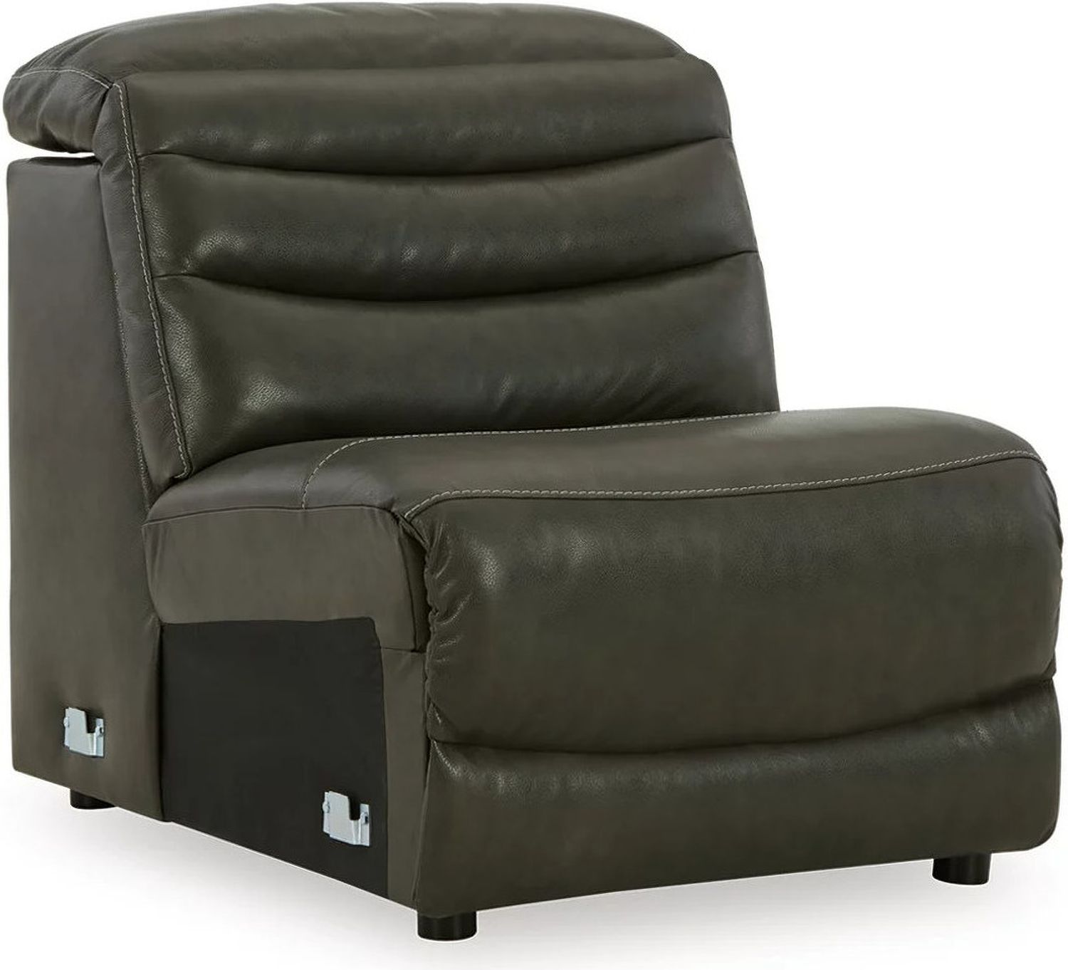 Center Line Armless Chair In Dark Gray U6340446
