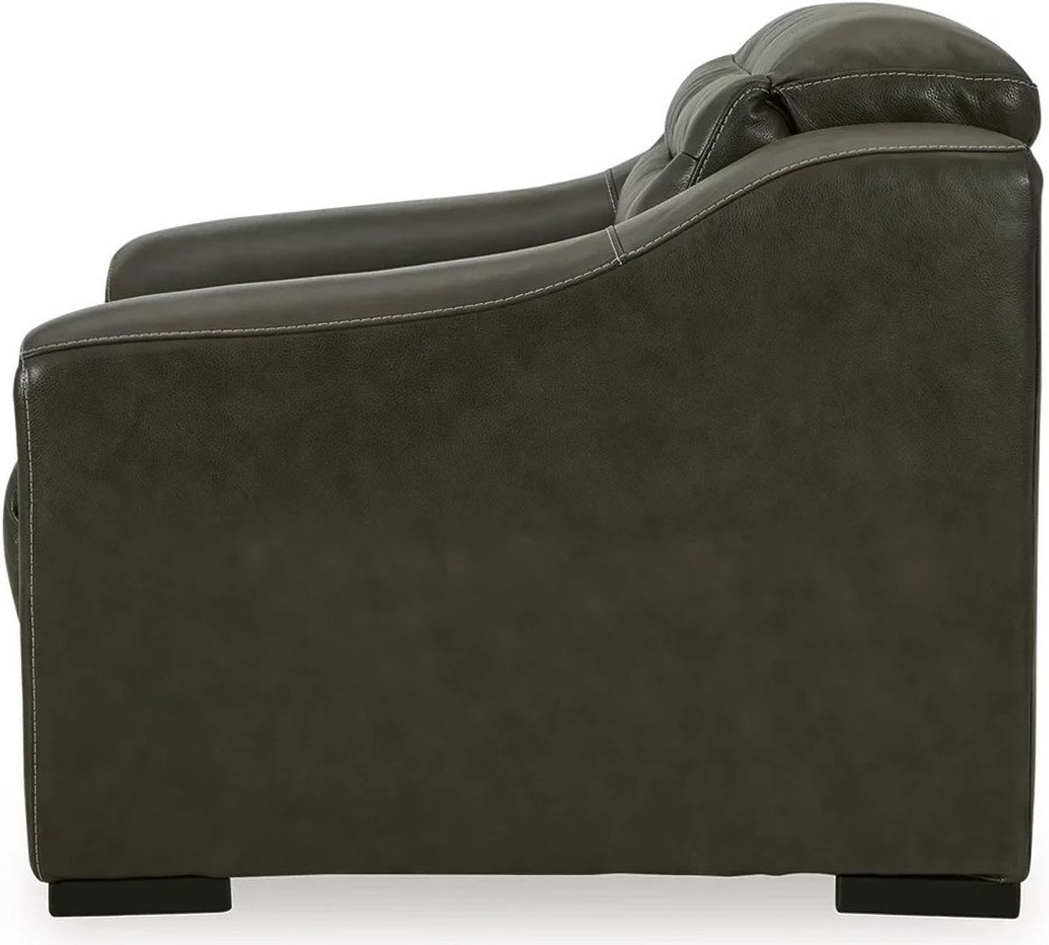 Center Line 5-Piece Power Reclining Sectional with Adjustable Headrest In Dark Gray U63404S3