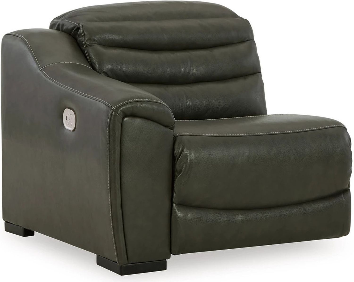 Center Line 5-Piece Power Reclining Sectional with Adjustable Headrest In Dark Gray U63404S3