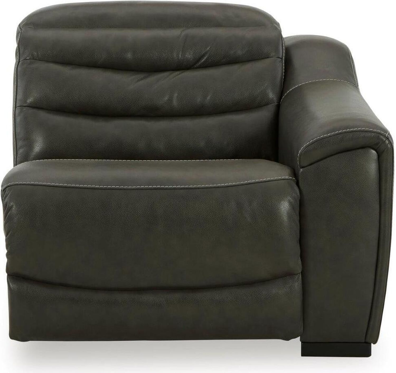 Center Line 4-Piece Power Reclining Sectional In Dark Gray U63404S6