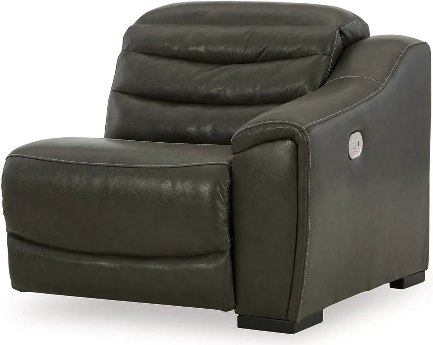 Center Line 4-Piece Power Reclining Sectional In Dark Gray U63404S6