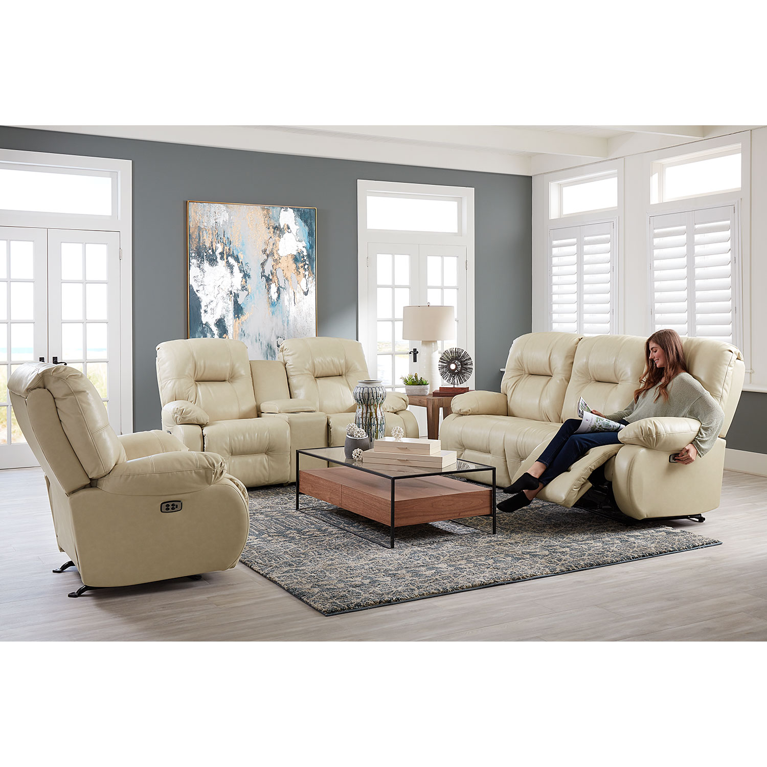 Brinley - Conversational U-shaped Dual-reclining Sofa - U700RP4 U700RP4