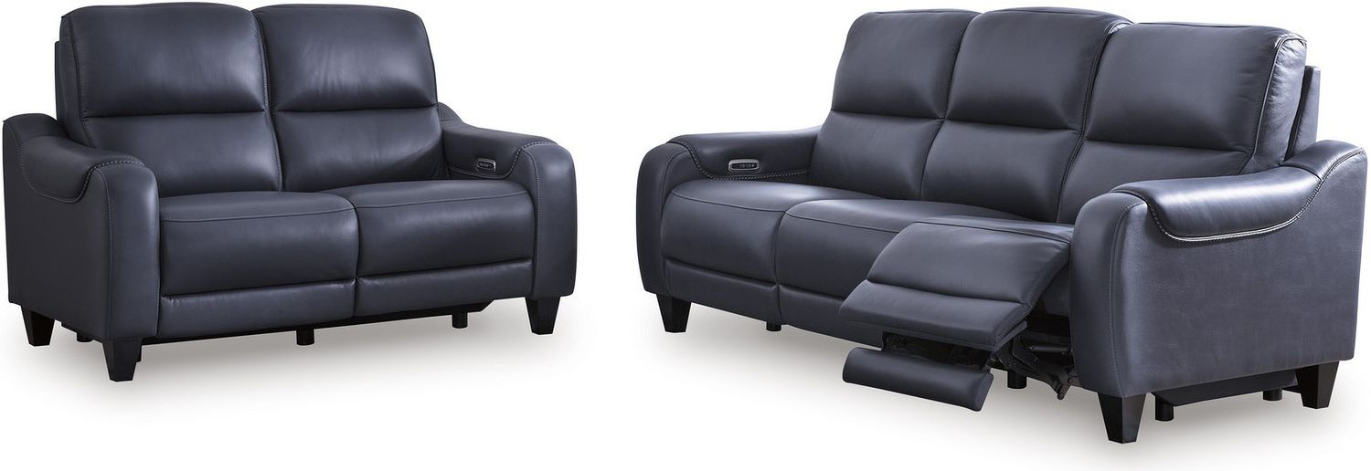 Mercomatic Power Reclining Sofa In Ocean U7531115