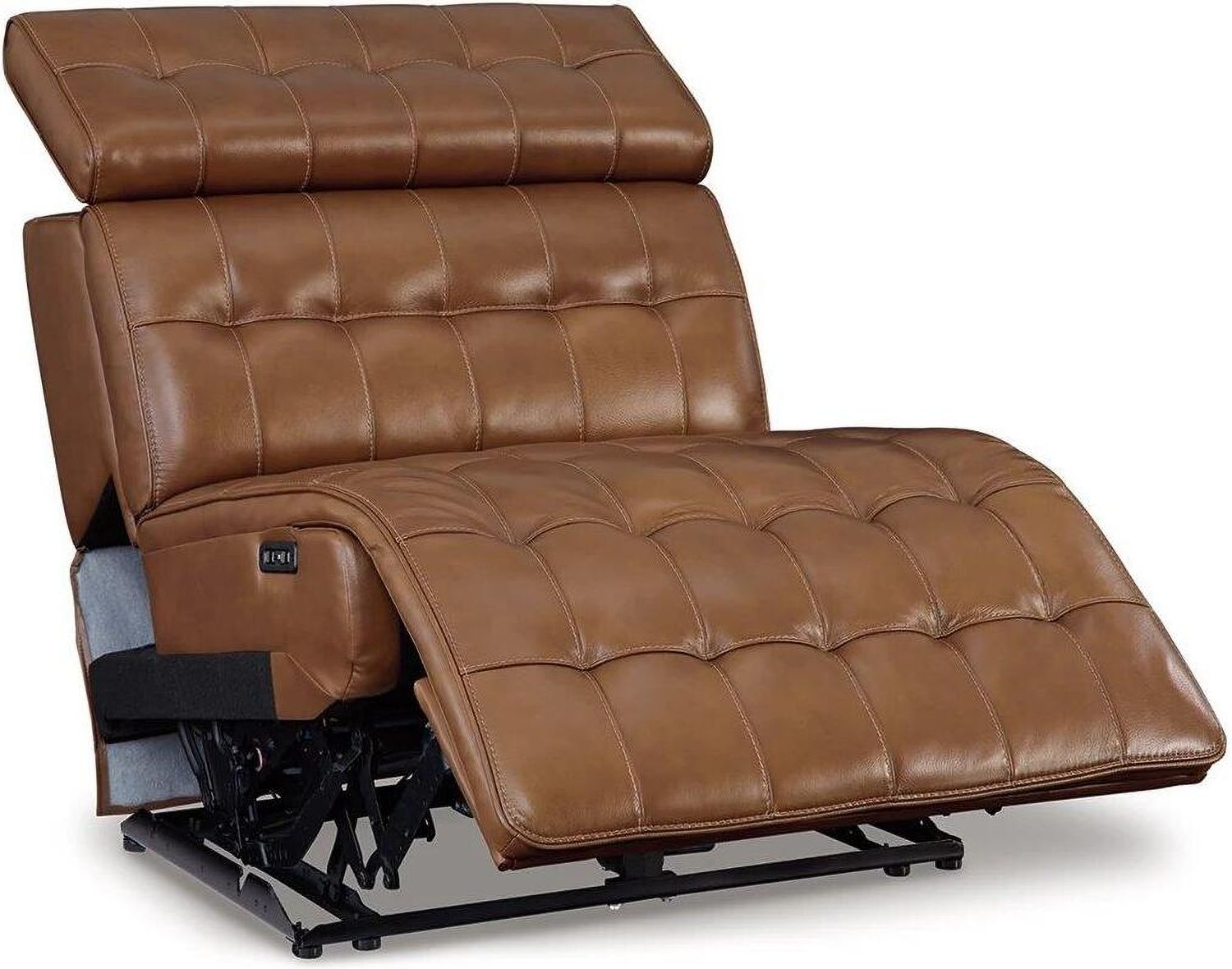 Temmpton Power Armless Recliner In Chocolate U9270831