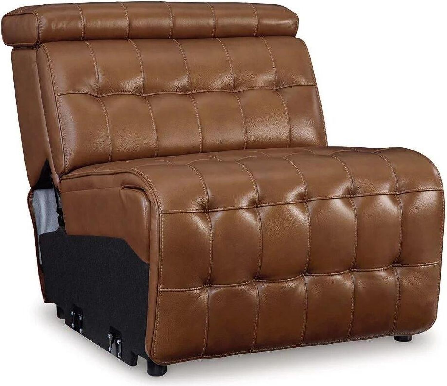 Temmpton Armless Chair In Chocolate U9270846