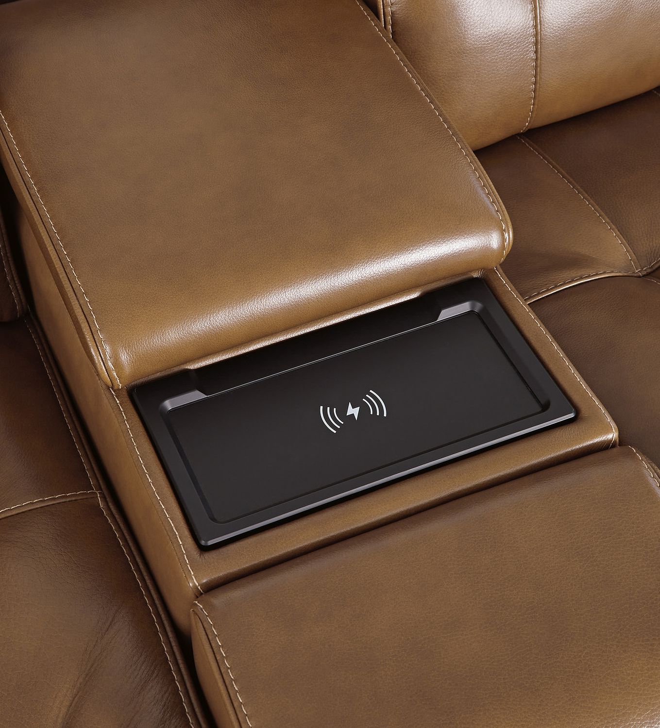 Temmpton 6-Piece Power Reclining Sectional In Chocolate U92708S5