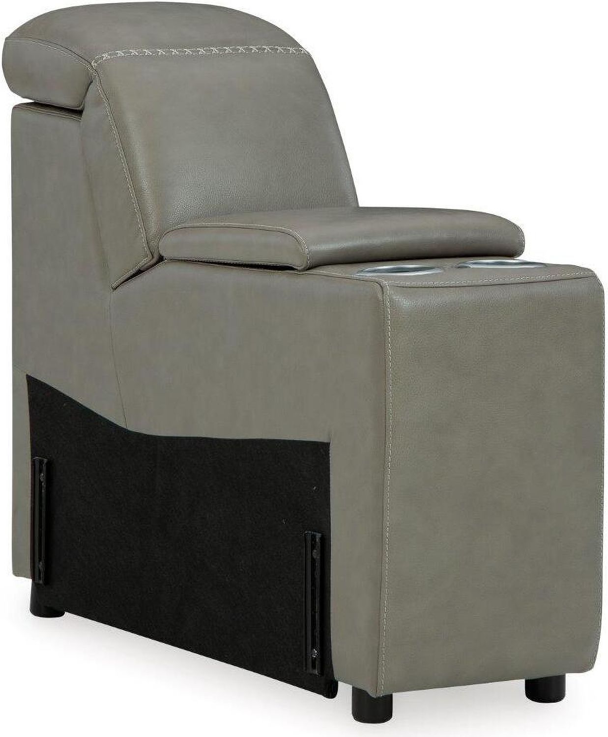 Correze 3-Piece Console Power Reclining Sectional In Gray U94202S11