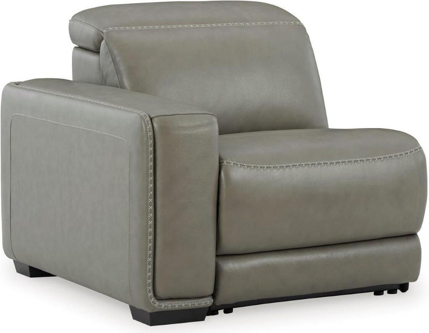 Correze 3-Piece Console Power Reclining Sectional In Gray U94202S11