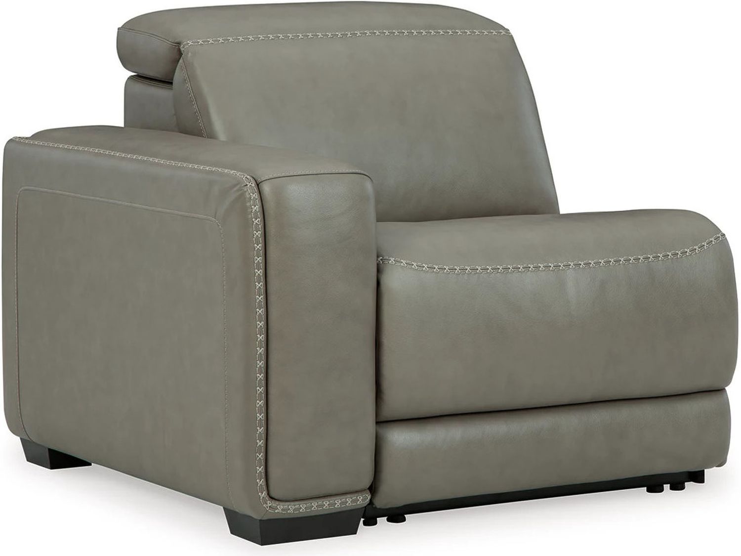 Correze 3-Piece Console Power Reclining Sectional In Gray U94202S11