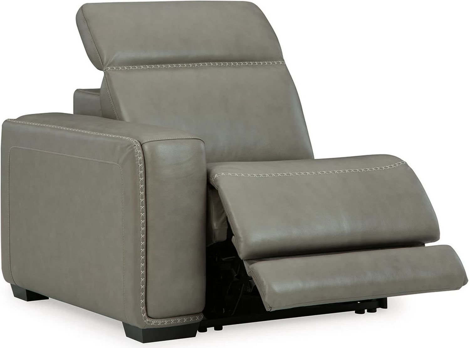 Correze 3-Piece Console Power Reclining Sectional In Gray U94202S11