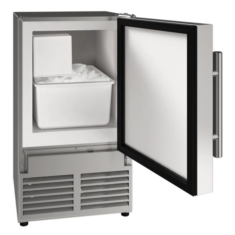 14" Crescent Ice Maker in Black Solid UACR014BS01A