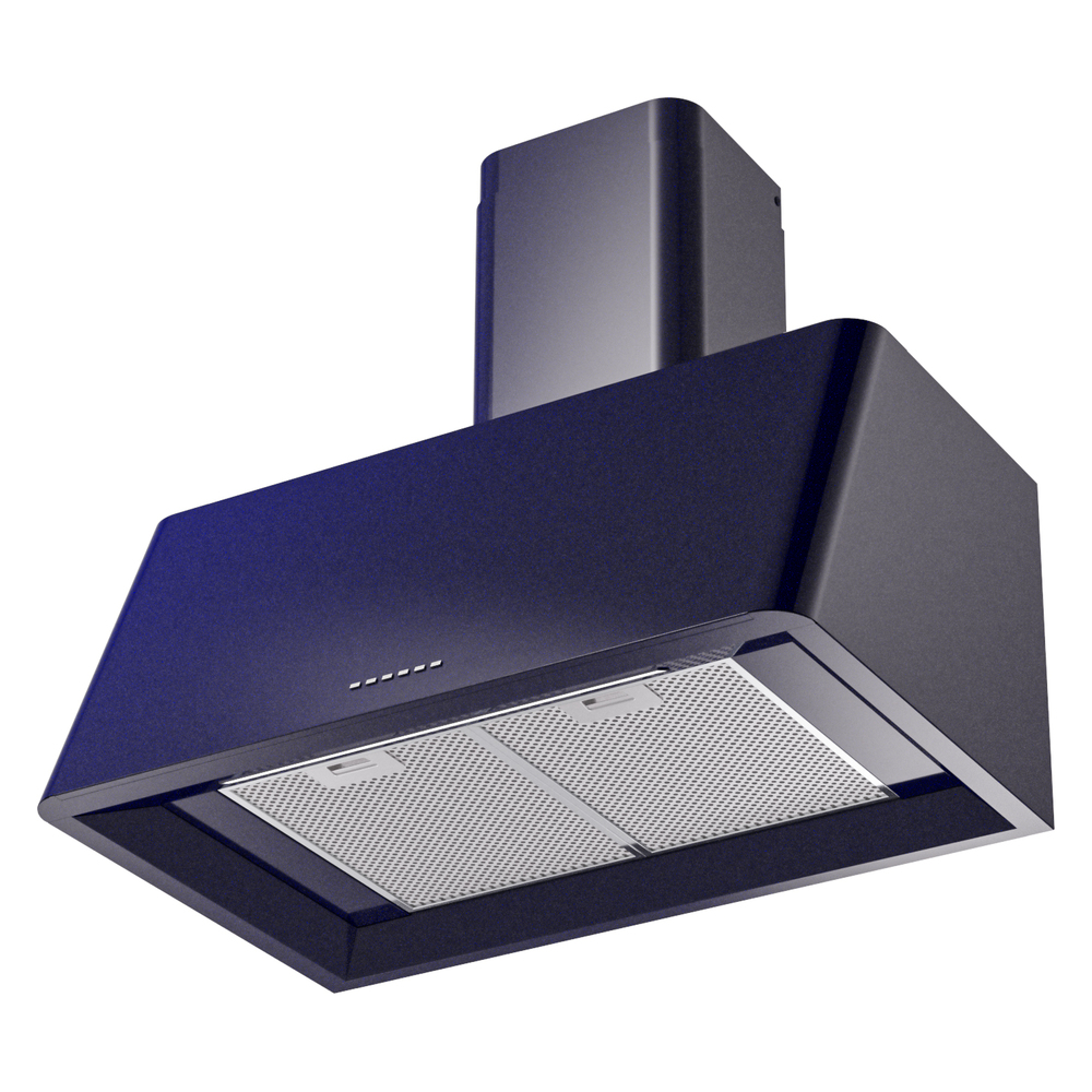 Nostalgie II 30 inch Wall Mount Range Hood with 600 CFM, 3 Speed + Intensive, Front LED Light Bar UAG30MB
